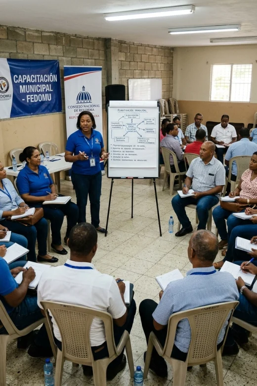 Refuerzo de capacidades en las federaciones municipales de RD y Haití