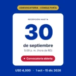 Fedomu convoca a consultoría técnica en cooperación internacional descentralizada
